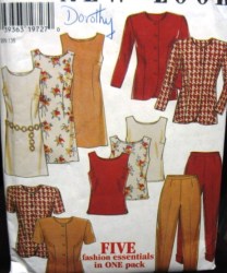 6577 SLVLSS DRESS,SS-LS JACKET,TOP,CUFF PANTS PATTERN 8-18